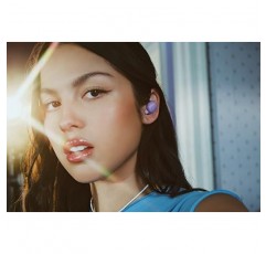 Sony LinkBuds S x Olivia Rodrigo, 진정한 무선 소음 차단 이어버드 헤드폰, iPhone 및 Android와 호환되는 Bluetooth 이어버드, 보라색