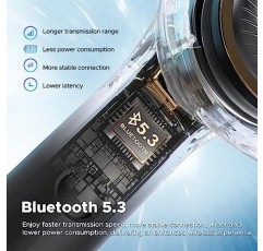 SoundPEATS Air4 Lite 무선 이어버드, 다중 연결 기능이 있는 Bluetooth 5.3 이어버드, LDAC 및 13mm 다이내믹 드라이버가 포함된 고해상도 이어버드, 총 30시간, 앱 제어, 마이크 6개, IPX4 등급