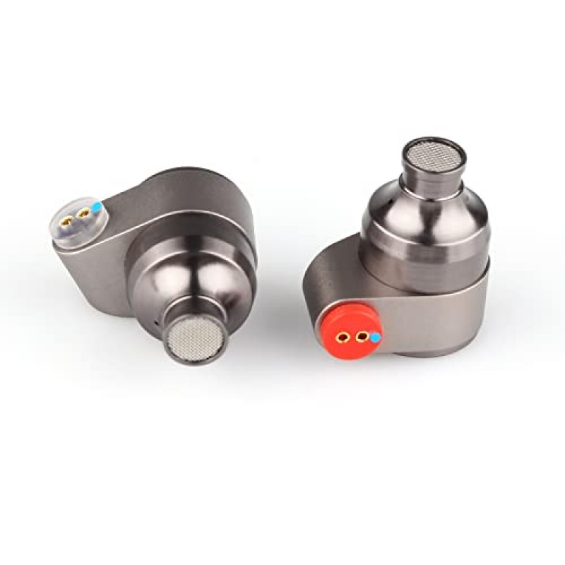 Linsoul TIN Audio T2 HiFi 2DD 더블 다이나믹 드라이브 이어폰 베이스 DJ 메탈 헤드폰, 3.5mm 2핀