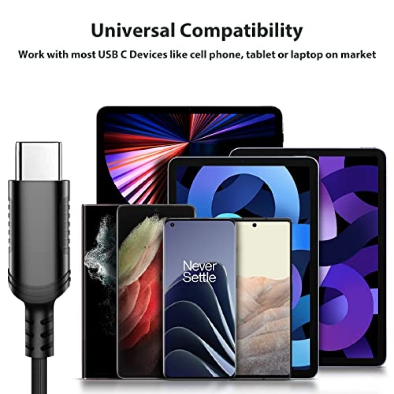 iPhone 15 Pro용 Jiunai USB C 헤드폰, MacBook용 마이크 소음 감소 이어폰이 포함된 자기 부착형 인이어 스테레오 유형 C HiFi 디지털 유선 이어버드 Samsung Galaxy S23 Z Flip 5 iPad Pixel 8 Pro