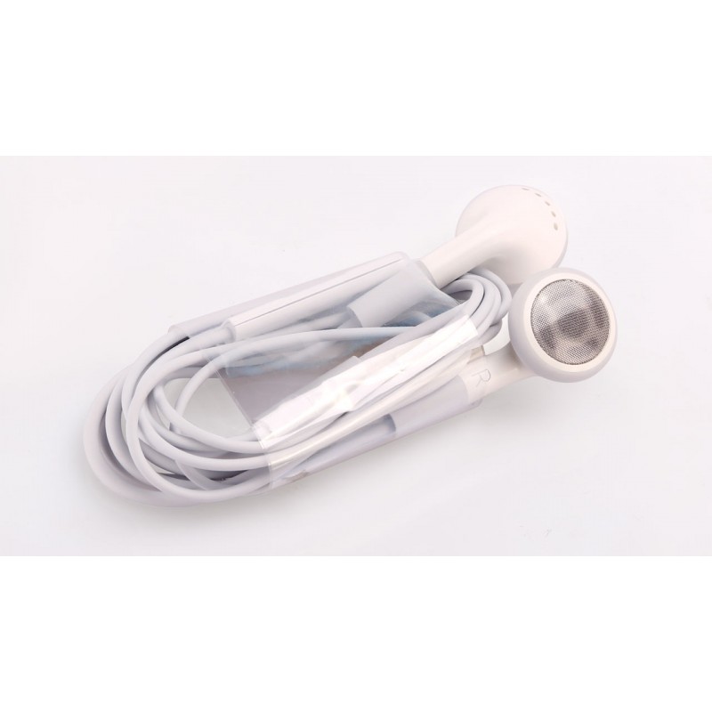 Jelanry 3.5mm 이어폰 이어 버드 헤드폰, Shuffle 2 3 4 5 6, Touch 2G 3G 4G 5G Classic nano6 - White