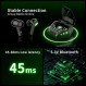 무선 이어버드 Bluetooth 5.3 for iPhone 15 Pro Max 14 Plus 13, 45ms 저지연 Bluetooth 게임용 이어폰 삼성 S23 Ultra S22 S21 FE Pixel 8 7 Pro A용 HiFi 스테레오 베이스 사운드 무선 헤드폰