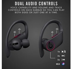 Beats Powerbeats Pro 무선 이어버드 - Apple H1 헤드폰 칩, 클래스 1 Bluetooth 헤드폰, 9시간 청취 시간, 땀 방지, 내장 마이크 - 블랙