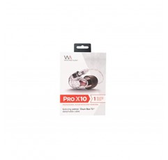 Westone Audio Pro X10 IEM 이어폰 - 단일 드라이버 소음 차단 전문 음악가 인이어 모니터 유선 이어버드