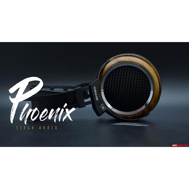 SIVGA Phoenix 50MM 폴리카보네이트 필름 Zebrano 헤드폰