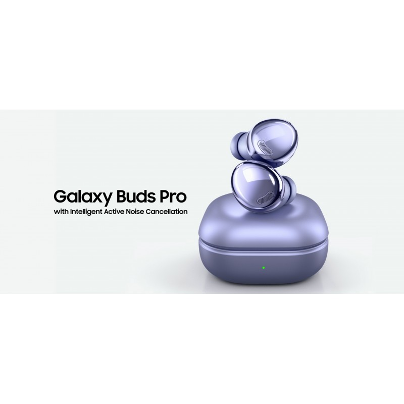 SAMSUNG Galaxy Buds Pro, 블루투스 이어버드, 진정한 무선, 소음 제거, 충전 케이스, 고품질 사운드, 방수, 팬텀 실버(미국 버전)