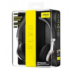 Jabra REVO Wireless Bluetooth 스테레오 헤드폰 - 소매 포장 - 블랙(제조업체에서 단종)