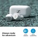 Sennheiser CX Plus True Wireless 이어버드 - 능동형 소음 제거 기능, 맞춤형 터치 컨트롤, IPX4 및 24시간 배터리 수명을 갖춘 음악 및 통화용 Bluetooth 인이어 헤드폰 - 블랙