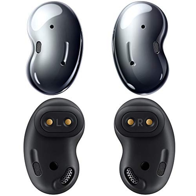 Samsung Galaxy Buds Live(ANC) 능동형 소음 차단 TWS 개방형 무선 Bluetooth 5.0 iOS 및 Android용 이어버드, 12mm 드라이버, 국제 모델 - SM-R180(미스틱 블랙)(리뉴얼)