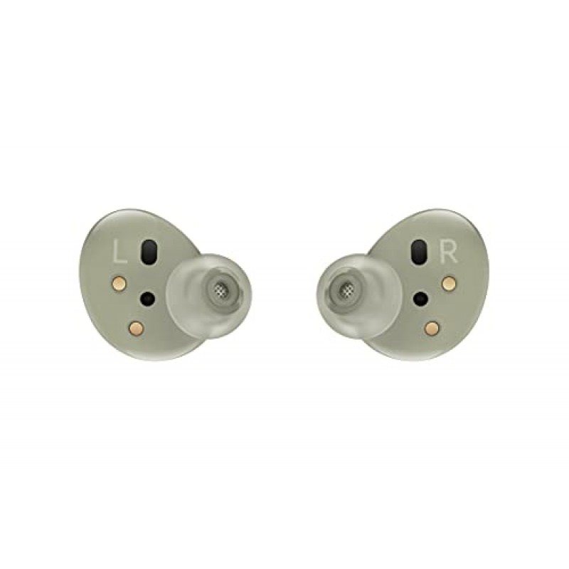 Samsung Galaxy Buds 2 진정한 무선 이어버드 소음 차단 주변 소리 Bluetooth 경량 컴포트 핏 터치 컨트롤 미국 버전, 그린(갱신)