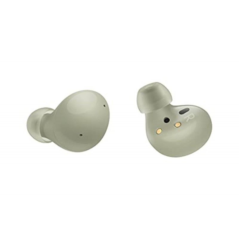 Samsung Galaxy Buds 2 진정한 무선 이어버드 소음 차단 주변 소리 Bluetooth 경량 컴포트 핏 터치 컨트롤 미국 버전, 그린(갱신)