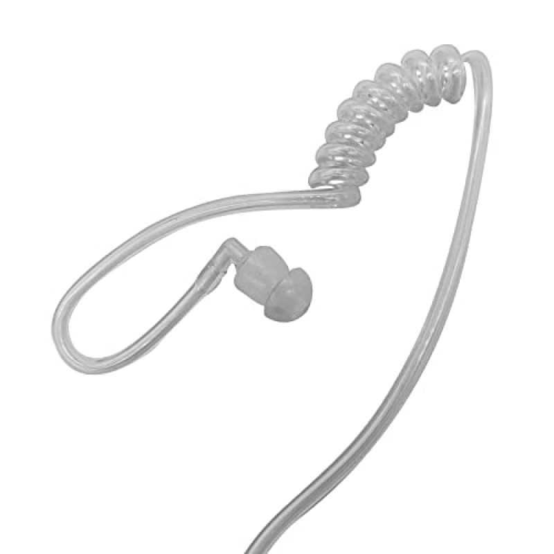 WODASEN IFB 이어폰 3.5mm 앵커 브로드캐스터 이어 모니터 무대에서 사용 iPhone용 1/4인치 커넥터가 있는 카메라 전문 이어셋 Android Telex Lecstronics Clear-Com Comrex(베이지색)