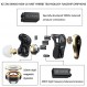 KZ ZAS 이어폰형 헤드폰 유선, IEM 이어폰, 16유닛 하이브리드 고주파 7BA+10mm 듀얼 DD HiFi 스테레오 사운드 이어폰 소음 차단 이어버드(검은색, 마이크 없음)