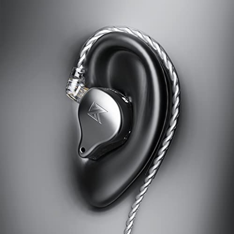 KZ AST 인이어 모니터 IEM, 24개 밸런스드 아마츄어 HiFi 스테레오 이어폰, 강력한 베이스 사운드를 갖춘 12개 BA 드라이버 전문 스튜디오 모니터 헤드폰(녹색)