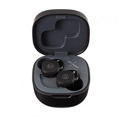 Audio-Technica ATH-SQ1TWBK 무선 인이어 헤드폰, 블랙