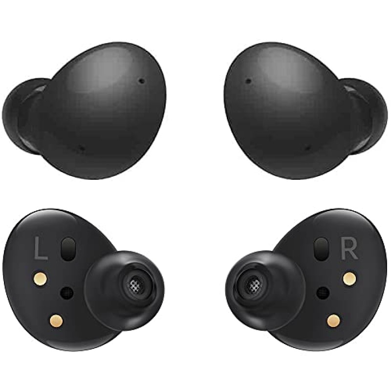 SAMSUNG Galaxy Buds 2 진정한 무선 이어버드 소음 차단 주변 소리 Bluetooth 경량 컴포트 핏 터치 컨트롤 미국 버전, 블랙 그래파이트(갱신)