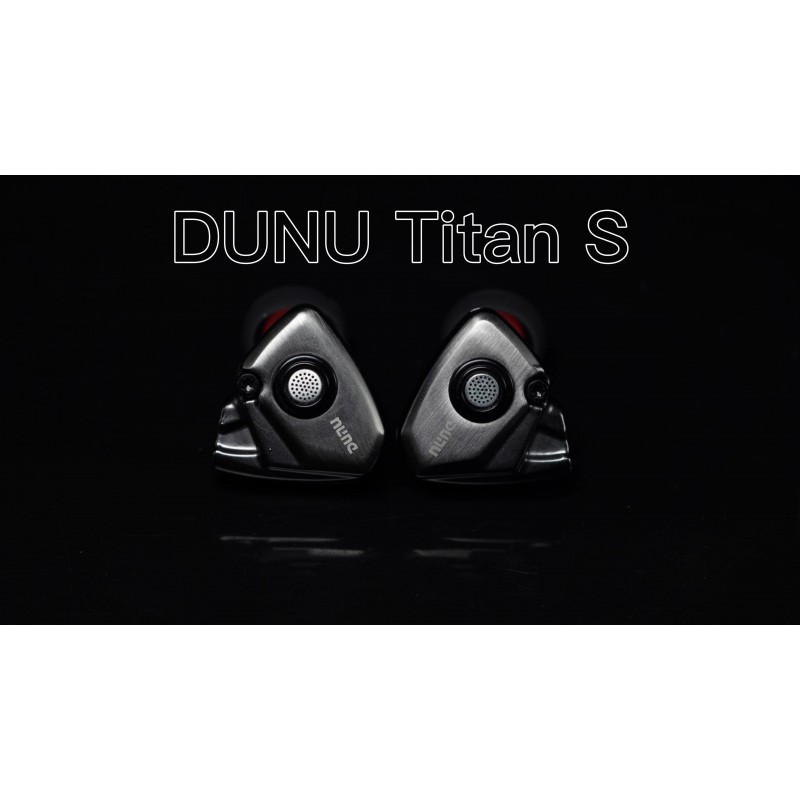 DUNU Titan S 이어폰 모니터, 강력한 사운드를 갖춘 11mm 다이나믹 드라이버 HiFi IEM 이어폰