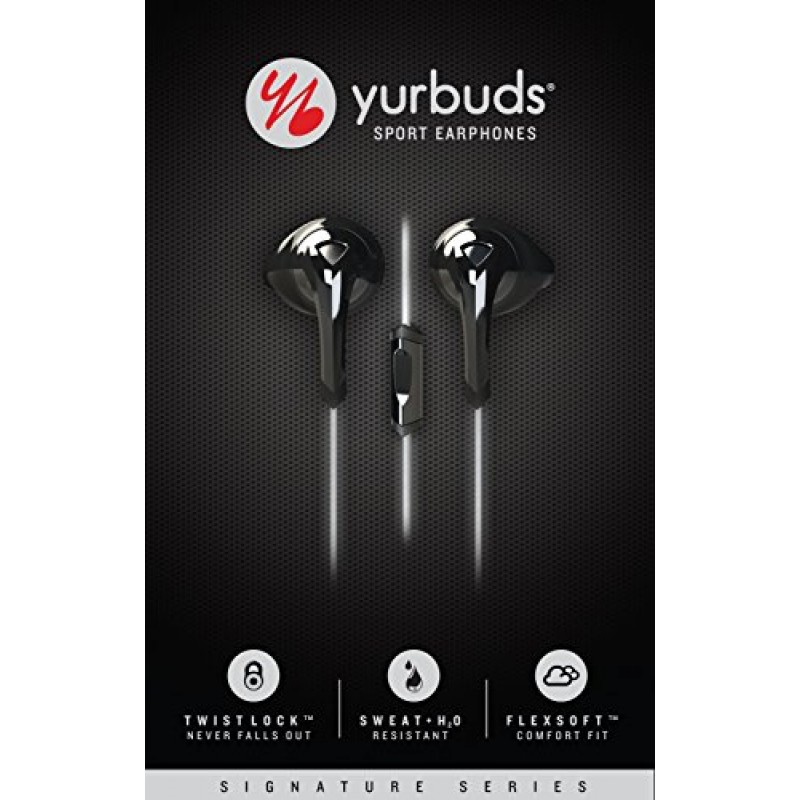 팔 포켓 Yurbuds 시그니처 시리즈 Pete Jacobs 플러스 반사 천 코드 스포츠 이어버드