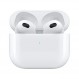 Lightning 충전 케이스가 포함된 Apple AirPods(3세대) 무선 이어버드. 공간 오디오, 땀 및 방수 기능, 최대 30시간의 배터리 수명. iPhone용 블루투스 헤드폰