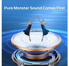 Monster Aria 무료 개방형 헤드폰 무선 Bluetooth, 공기 전도 헤드폰 Bluetooth 5.3 스포츠, 내장 마이크가 있는 ENC Clear Talk, 달리기, 사이클링, 하이킹, 운전용 8H 재생 헤드셋