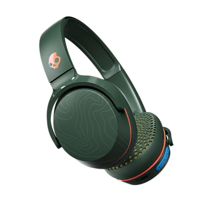 Skullcandy Riff 2 온이어 무선 헤드폰, 34시간 배터리, 마이크, iPhone Android 및 Bluetooth 장치와 작동 - 하이킹을 즐겨보세요