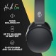 Skullcandy Hesh Evo 오버이어 무선 헤드폰, 36시간 배터리, 마이크, iPhone Android 및 Bluetooth 장치와 작동 - 트루 블랙