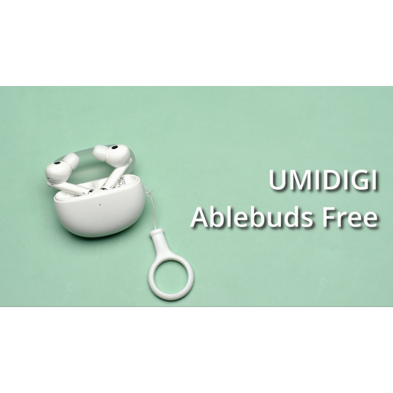 UMIDIGI 무선 이어버드, AbleBuds 무료 이어폰 블루투스 헤드폰 터치 컨트롤 블루투스 5.2 이어폰 3개 마이크 통화 소음 차단 IP55 방수 블루투스 이어버드