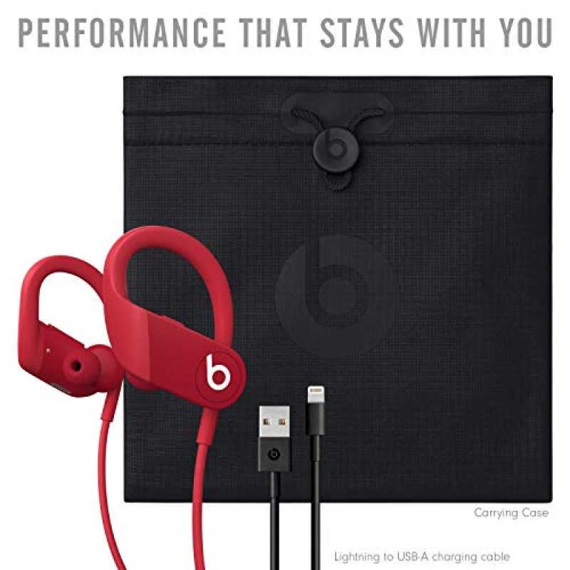 Beats by Dre Powerbeats 고성능 무선 이어폰 - 레드 - MWNX2LL/A(리뉴얼)