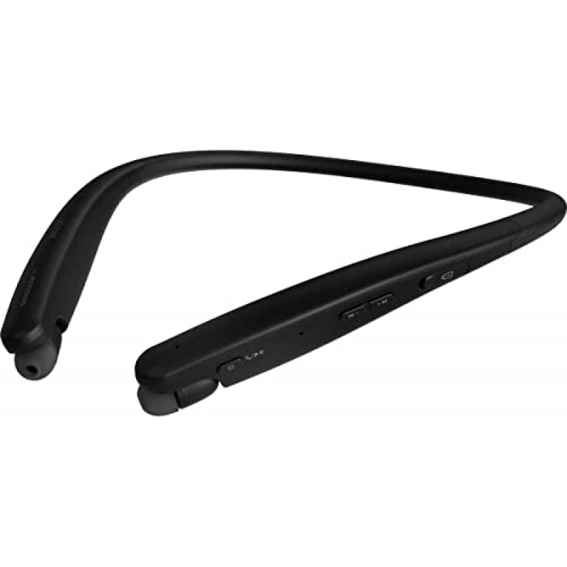 LG 톤 스타일 HBS-SL5 메리디안 오디오로 튜닝된 블루투스 무선 스테레오 넥밴드 이어버드 - 1.2Amp 고속 벽/차량용 충전기(미국 소매 포장 키트)