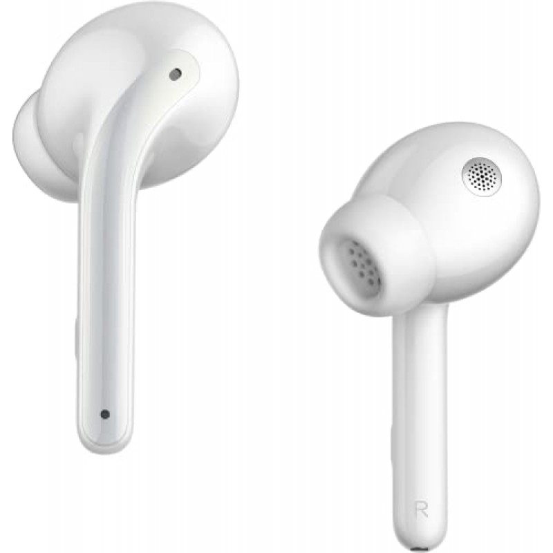 Xiaomi Buds 3, 최대 40dB ANC, 3개 ANC 모드, 이중 투명도 모드, 이중 자기 동적 드라이버, Hi-Fi 음질, 32시간 배터리 수명, IP55 방진 및 방수, 무선 충전, 흰색