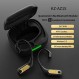 KZ ZAR 이어폰 모니터 Bluetooth 어댑터 팩, 7BA+1DD 하이브리드 8 드라이버 이어버드 HiFi 저음 소음 차단 이어폰, 모든 주파수 스테레오 사운드의 선명도 편안한 헤드폰