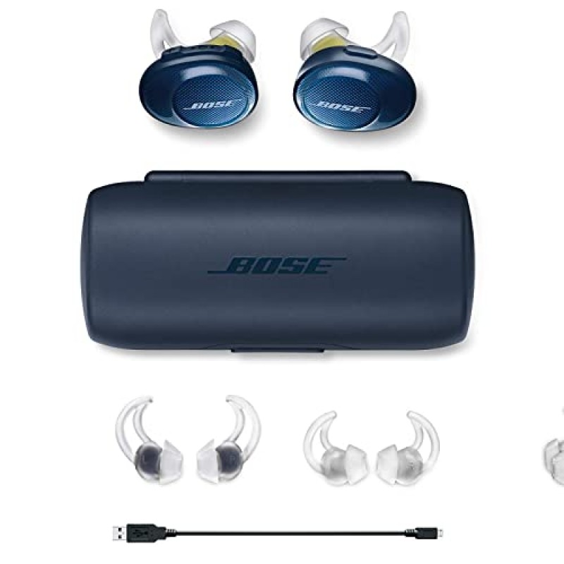 BOSE SoundSport Free 진정한 무선 스포츠 헤드폰 - 미드나잇 블루/시트론(리뉴얼)