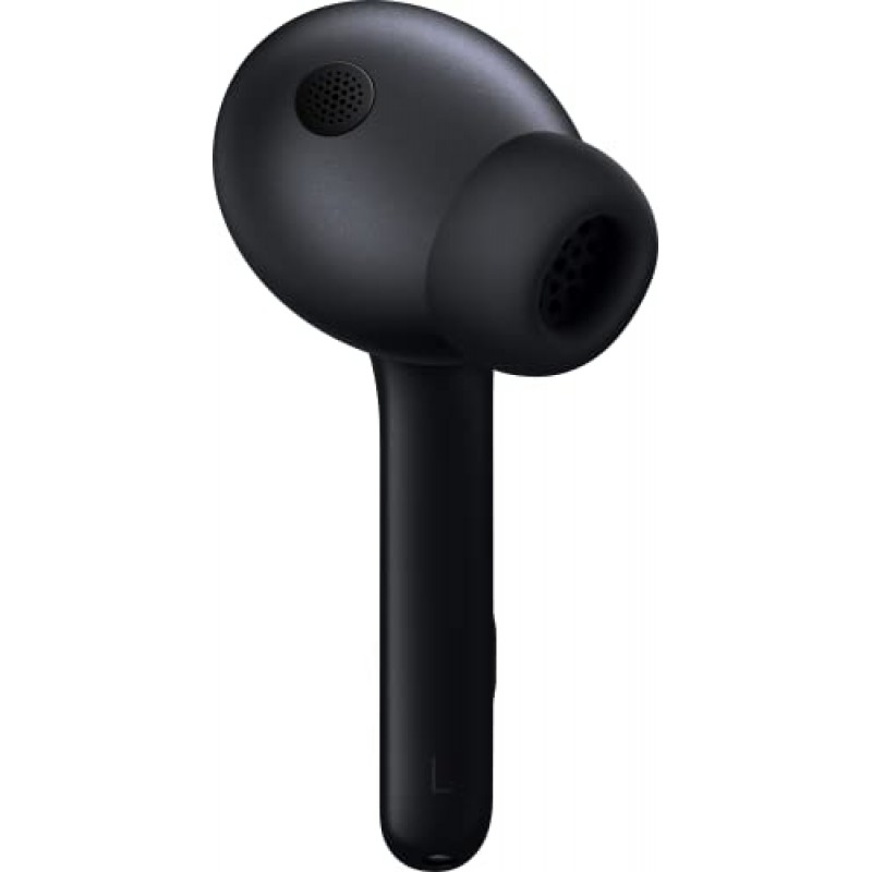 Xiaomi Buds 3, 최대 40dB ANC, 3개 ANC 모드, 이중 투명도 모드, 이중 자기 동적 드라이버, Hi-Fi 음질, 32시간 배터리 수명, IP55 방진 및 방수, 무선 충전, 블랙