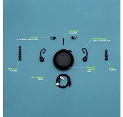 Shure Aonic 215 Tw2 인이어 무선 헤드폰, 블랙 & Shure 범용 통신 케이블, 블랙
