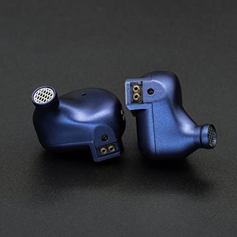 LETSHUOER S12 Pro 14.8mm 평면 자기 드라이버 이어폰 모니터, CNC 가공 알루미늄 합금 귀 구멍이 있는 HiFi IEM 이어폰(블루, S12 PRO)