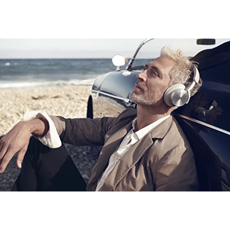 Bang & Olufsen Beoplay H95 보호용 휴대용 케이스가 포함된 편안한 프리미엄 무선 능동형 소음 차단(ANC) 오버이어 헤드폰, 그레이 미스트