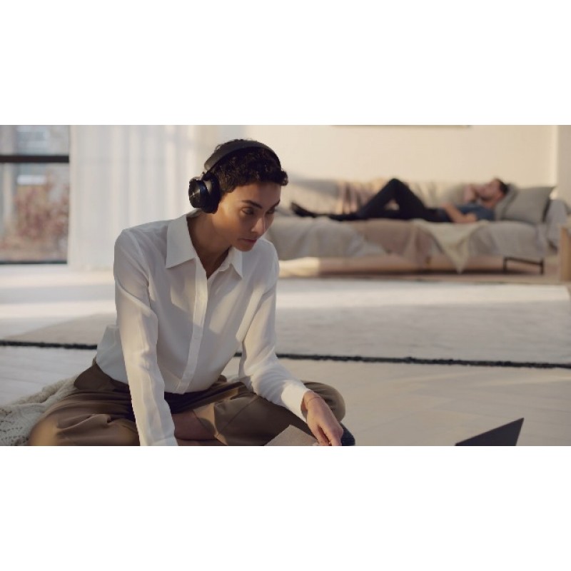 Bang & Olufsen Beoplay H95 보호용 휴대용 케이스가 포함된 편안한 프리미엄 무선 능동형 소음 차단(ANC) 오버이어 헤드폰, 그레이 미스트