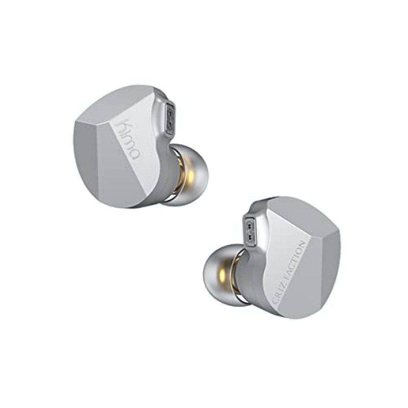 Linsoul DUNU KIMA 10mm DLC 다이나믹 드라이버 이어폰, HiFi IEM, 듀얼 캐비티, 공기 흐름 제어 전면, 아연 합금 쉘, 오디오 애호가 음악가 무대 DJ용 분리형 Litz OCC 은도금 케이블