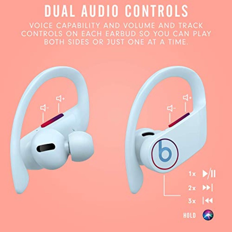 Beats Pro Totally Wireless 및 고성능 Bluetooth 이어폰 - 글레이셔 블루(리뉴얼)