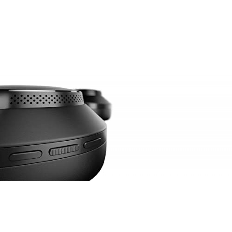 Bowers & Wilkins Px8 오버이어 무선 헤드폰, 고급 능동형 소음 제거, 흑백 Android/iOS 음악 앱과 호환, 프리미엄 디자인, 15분 고속 충전으로 7시간 재생 제공, 블랙