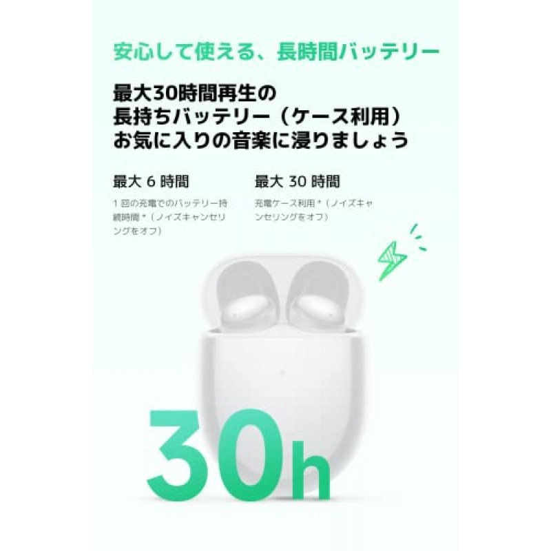 Xiaomi Redmi Buds 4, 최대 35dB 하이브리드 ANC, 최대 30시간 긴 배터리 수명, 듀얼 마이크 소음 감소, 10mm 다이내믹 드라이버, 듀얼 투명도 모드, IP54 등급 먼지 및 방수, 유광 화이트