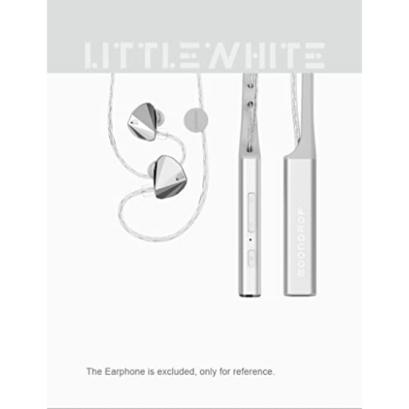 Moondrop Littlewhite 넥 밴드 Bluetooth 케이블 이어폰 Bluetooth 5.2 Type-C 헤드폰 지원 Aptx Kato/B2/Starfield 이어 버드