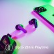 새로운 Soul S-Play 블루투스 무선 이어버드 | 40ms의 낮은 대기 시간, 게임 및 엔터테인먼트용 마이크가 장착된 인이어 헤드폰 | 방수, 무선 충전 케이스, 28시간 재생 | 사이 퍼플
