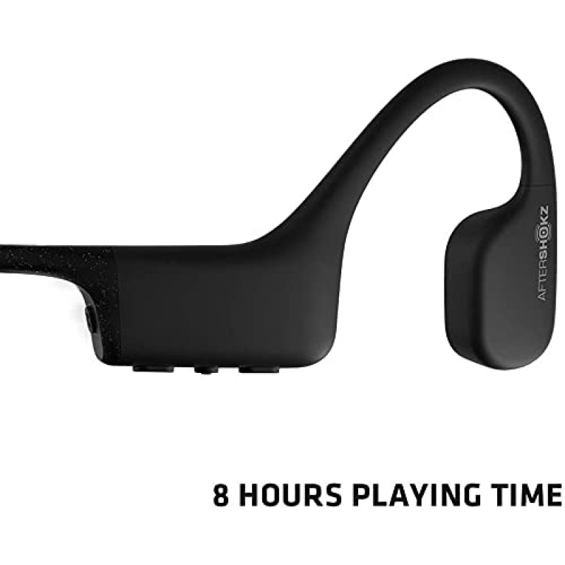 Aftershokz Xtrainerz 골전도 MP3 수영 헤드폰(수영모 포함), 사파이어 블루