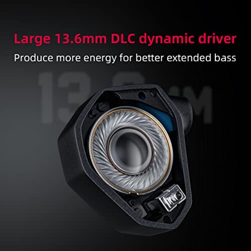 FiiO FH7S 이어폰형 이어폰 고성능 1DD+4BA 하이브리드 기술 3.5/4.4mm 플러그가 포함된 IEM 이어버드