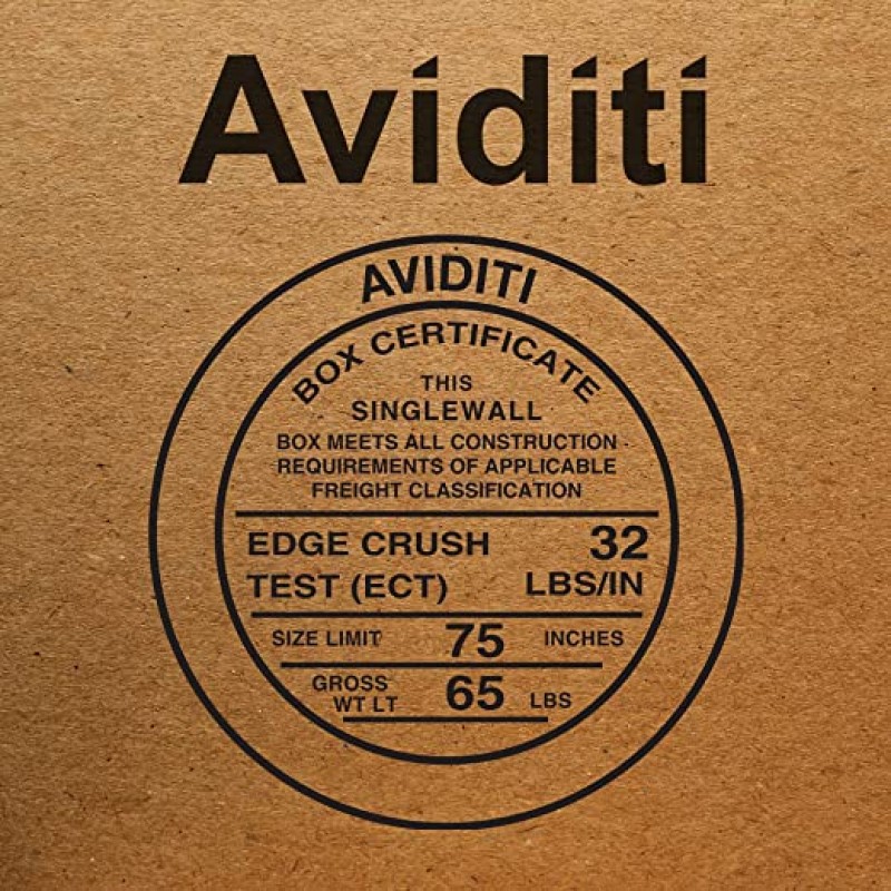 AVIDITI 6x4x3 배송 상자 포장, 우편, 포장, 이동 및 보관, 가정 및 사무실 이동 용품용 소형(50팩) 튼튼한 골판지 상자