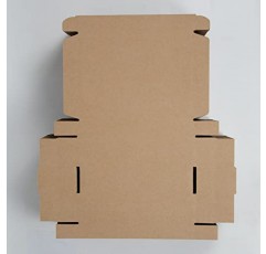 SUNLPH 50팩 7x5x1인치 소형 배송 상자, 갈색 골판지 상자, 이동 우편물 포장 상자