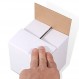 MYSLIMZE 25팩 우편, 포장 및 보관을 위한 5"x5"x5" 소형 판지 배송 상자(5x5x5)