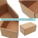 10팩 소형 배송 상자 6x4x3' 배송용 골판지 소형 골판지 상자, 중소기업용 재활용 포장 상자, 우편물, 선물 포장, 공예품 포장, 보석 상자 배송, 갈색