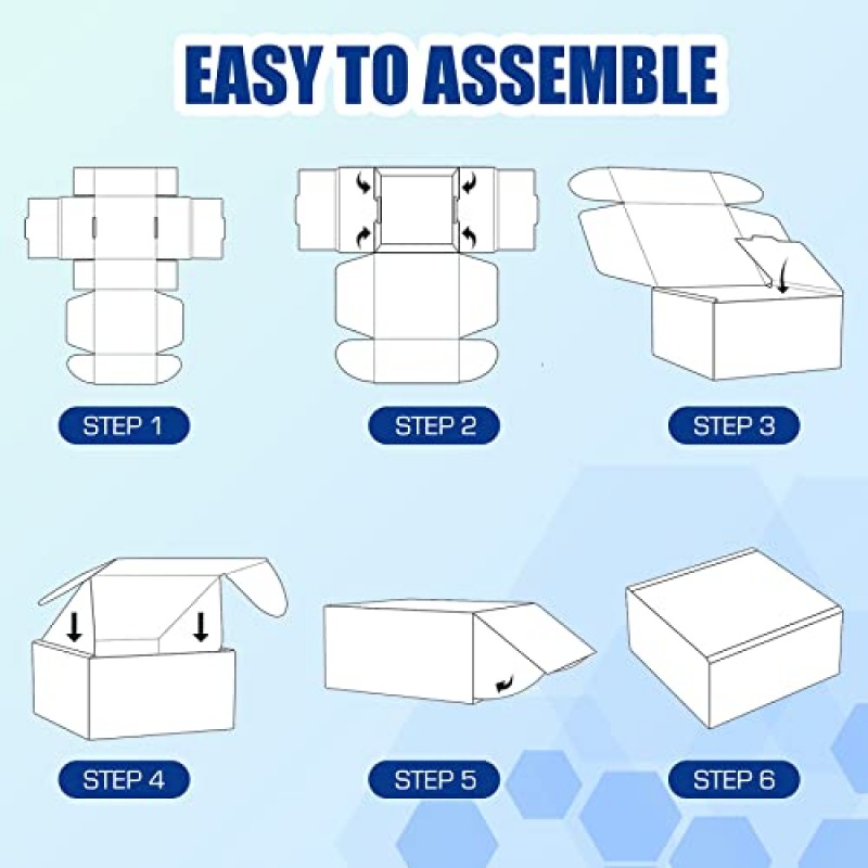 Wintcomfort 25팩 배송 상자, 10 x 10 x 2인치 골판지 포장 비즈니스 포장, 선물, 장식, 갈색 크래프트용 소형 우편물 상자